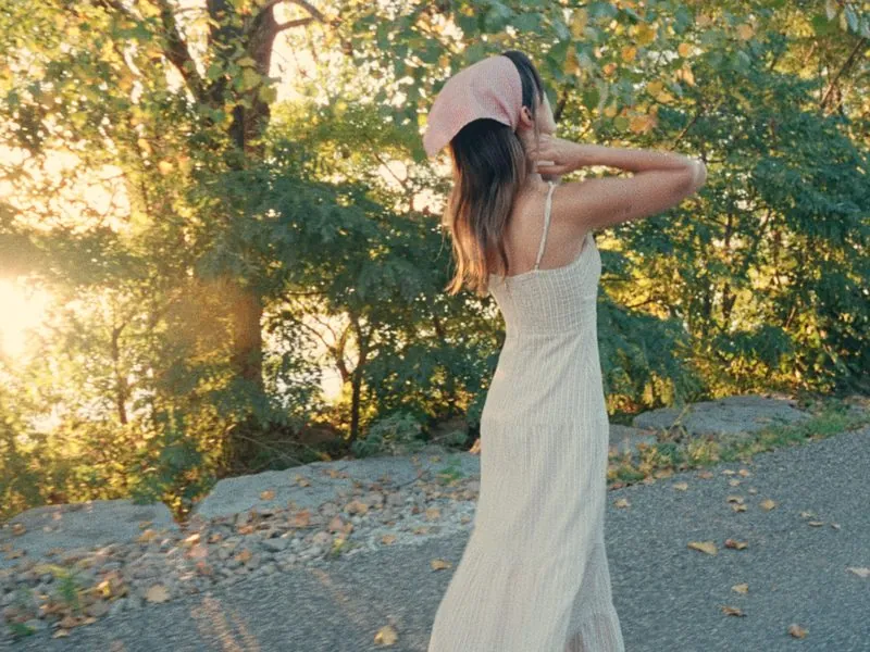 Walking into the last of the summer light, from Thank You, Summer, an Aesop concept film by Studio Propel